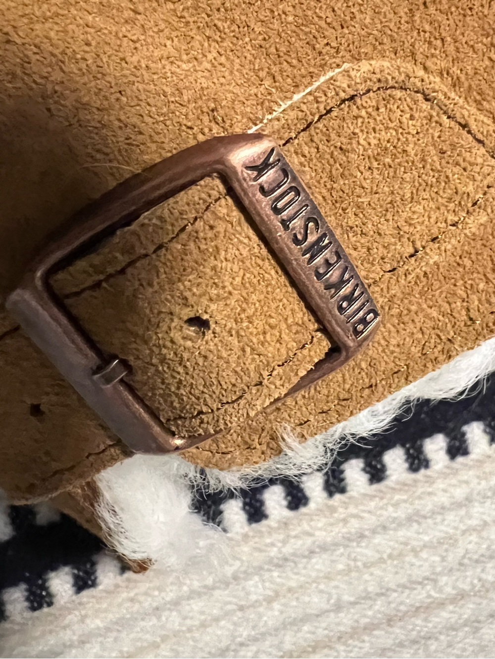 Birkenstock: Boston Shearling Suede Clog - Mink - Size 39 Women - Picture 12 of 12